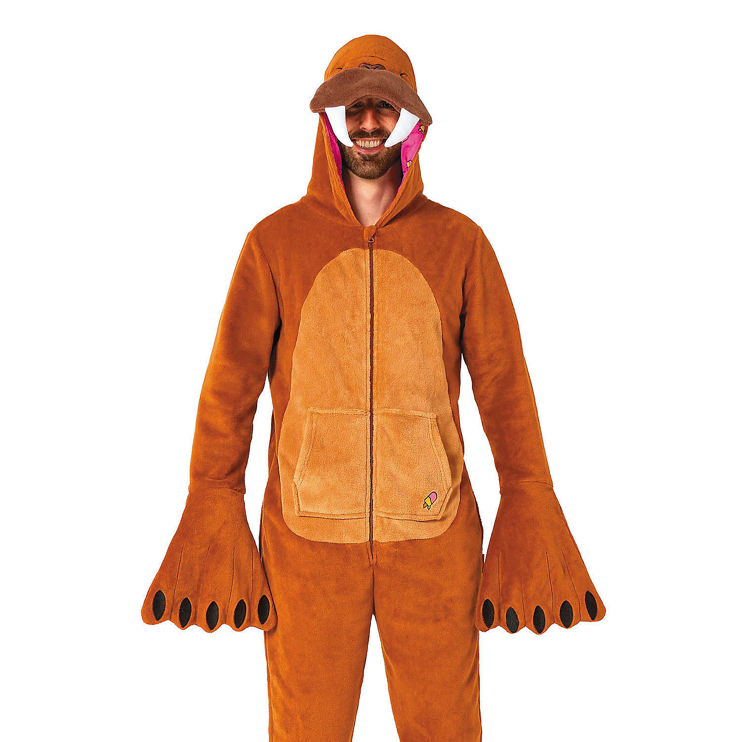 Adults Walrus Hooded Onesie Costume