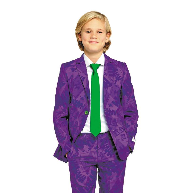 Kids Batman Joker Purple Suit Costume