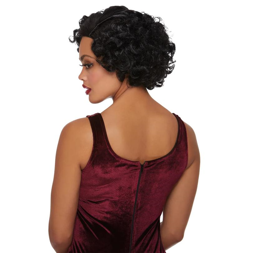 Flapper Wig Black