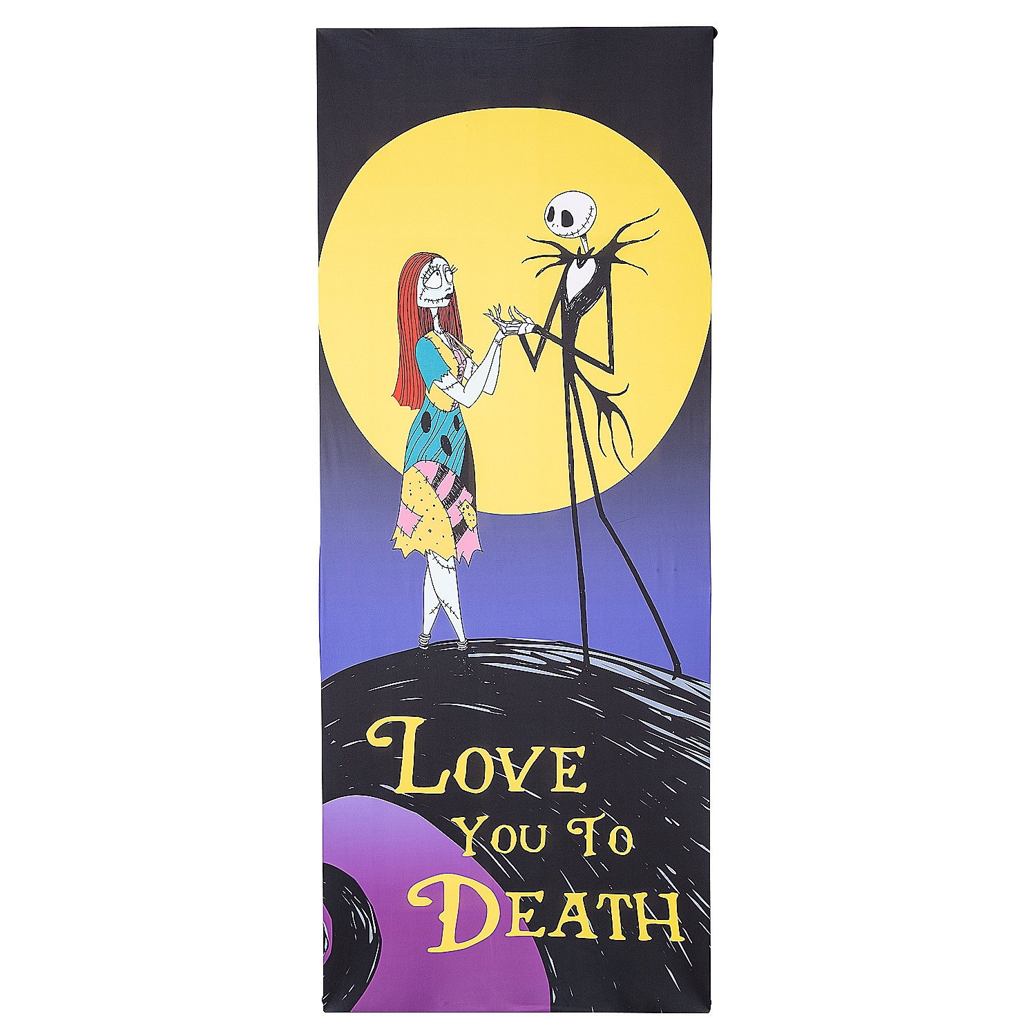 The Nightmare Before Christmas Love You to Death Wall Hanging Halloween Decoration 80"