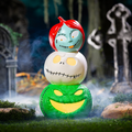 The Nightmare Before Christmas Light-Up Jack, Sally & Oogie Boogie Decoration, 18 1/2"
