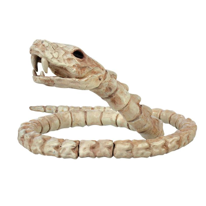 Slithering Snake Plastic Skeleton Halloween Decoration 12 1/4"