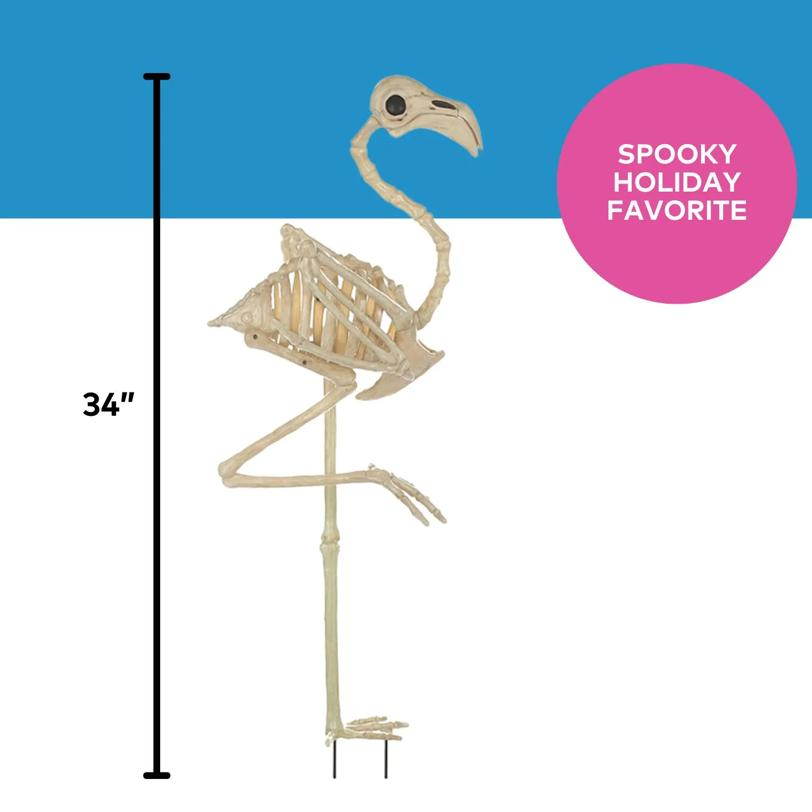 Skeleton Flamingo