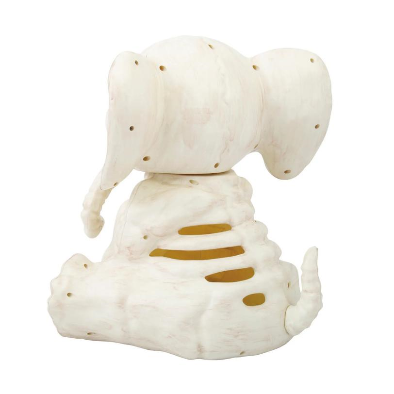 18 1/2" Sitting Elephant Skeleton Halloween Decoration