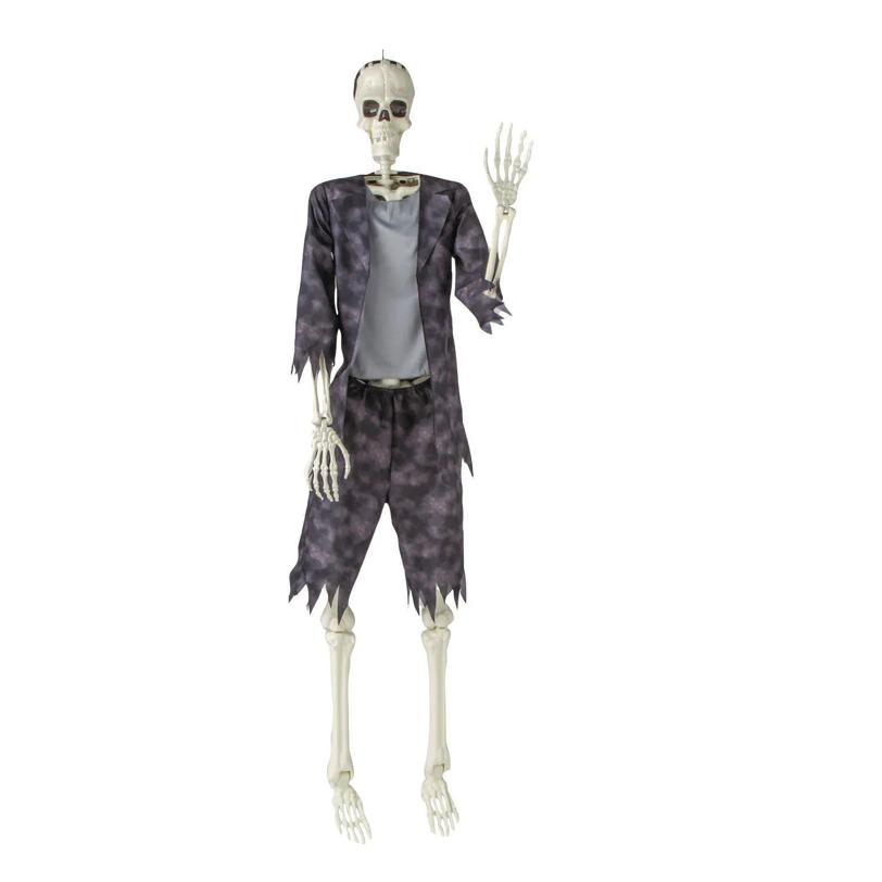 6 Ft. 2" Standing Franky Skeleton Halloween Decoration
