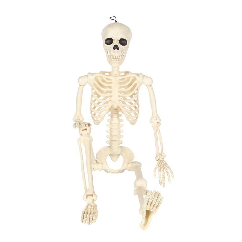 36" Hanging Multi Pose-N-Stay Skeleton Halloween Decoration
