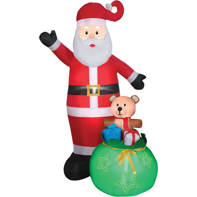 84” Santa Airblown Inflatable Lightshow Outdoor Yard Decoration