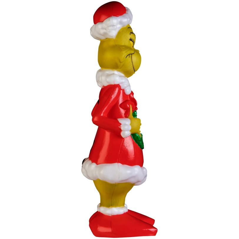 24" Light-Up Dr. Seuss The Grinch in Santa Suit