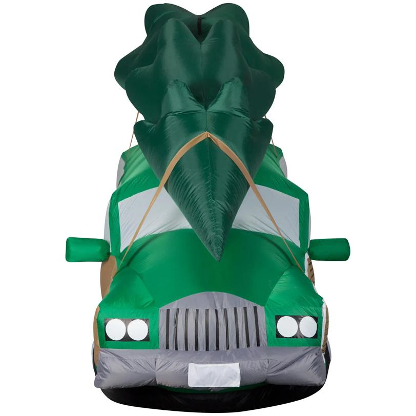 4 Ft. 10" Airblown Inflatable Light-Up National Lampoon's Christmas Vacation Station Wagon with Tree Decoration