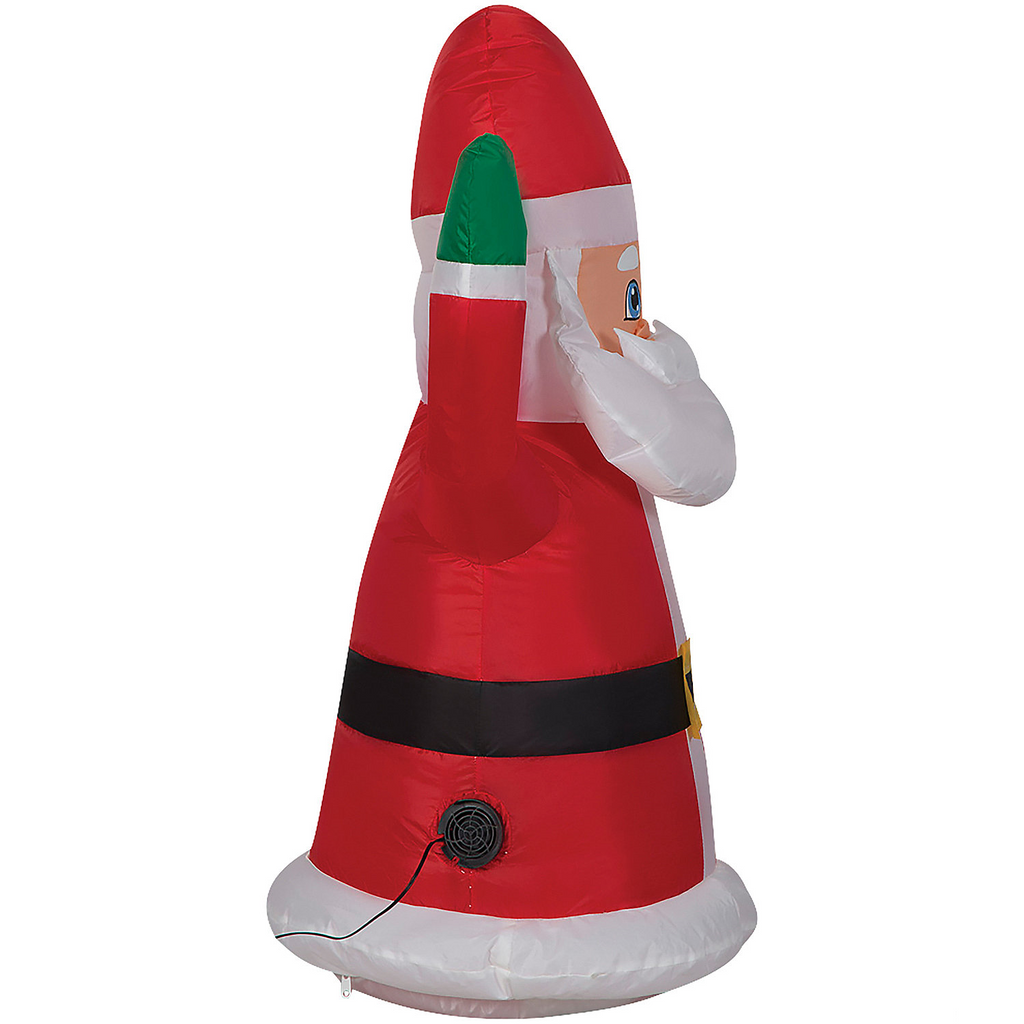 Blow Up Inflatable Car Buddy Santa Outdoor Yard Decoration
