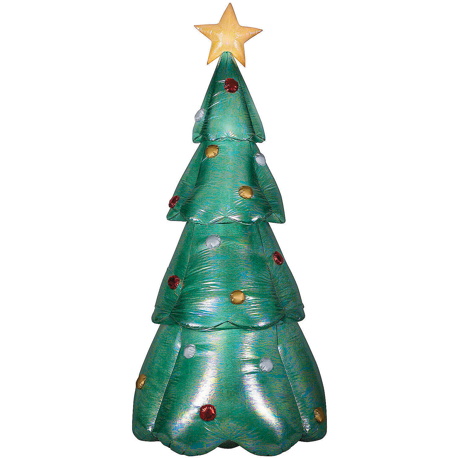 Blow Up Inflatable Mixed Media Green Christmas Outdoor Yard Decoration
