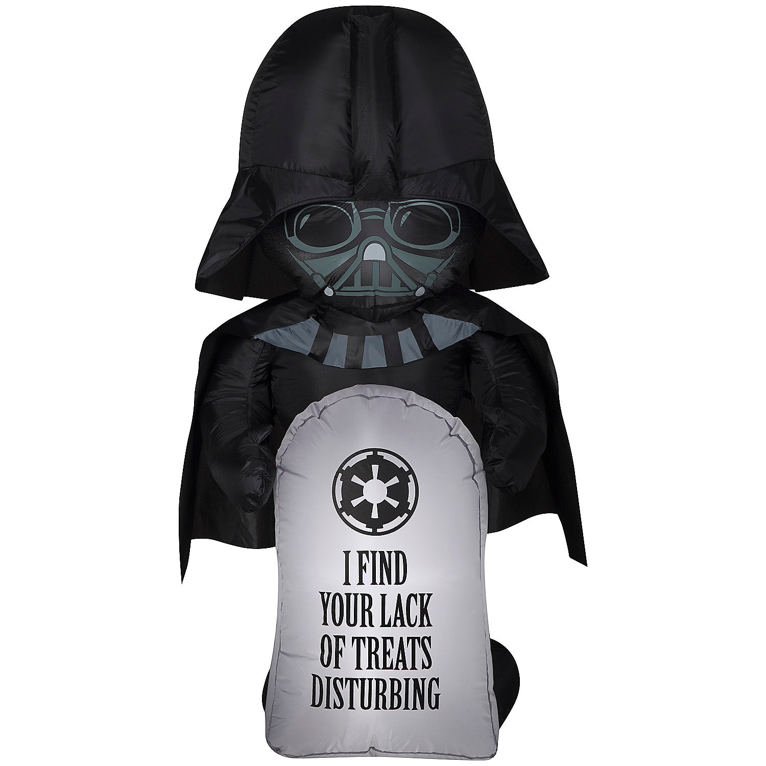Airblown Inflatable Comic Darth Vader w/Tombstone Halloween Yard Decoration 42"