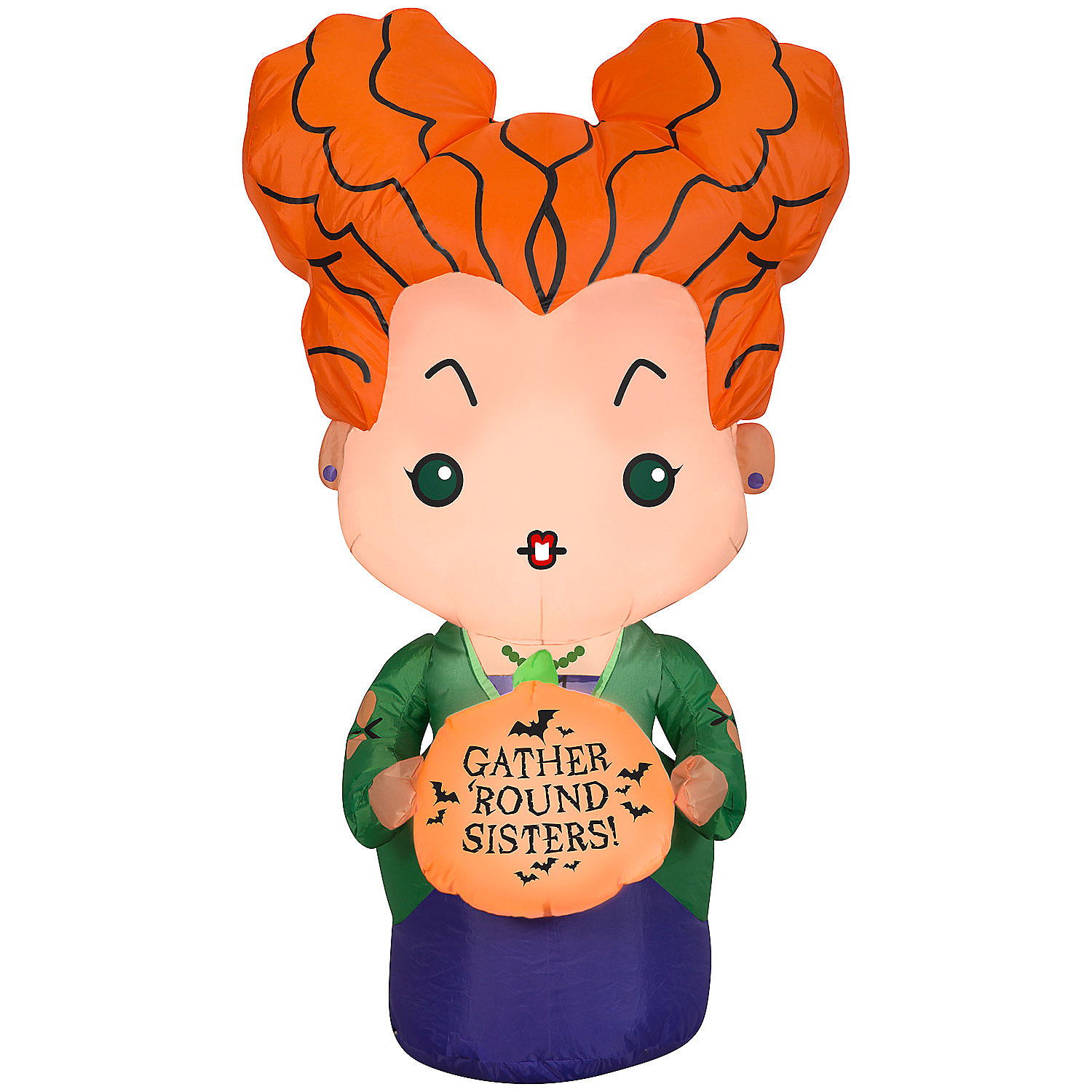 42"Airblown Blowup Inflatable Hocus Pocus Winifred Halloween Outdoor Yard Decoration