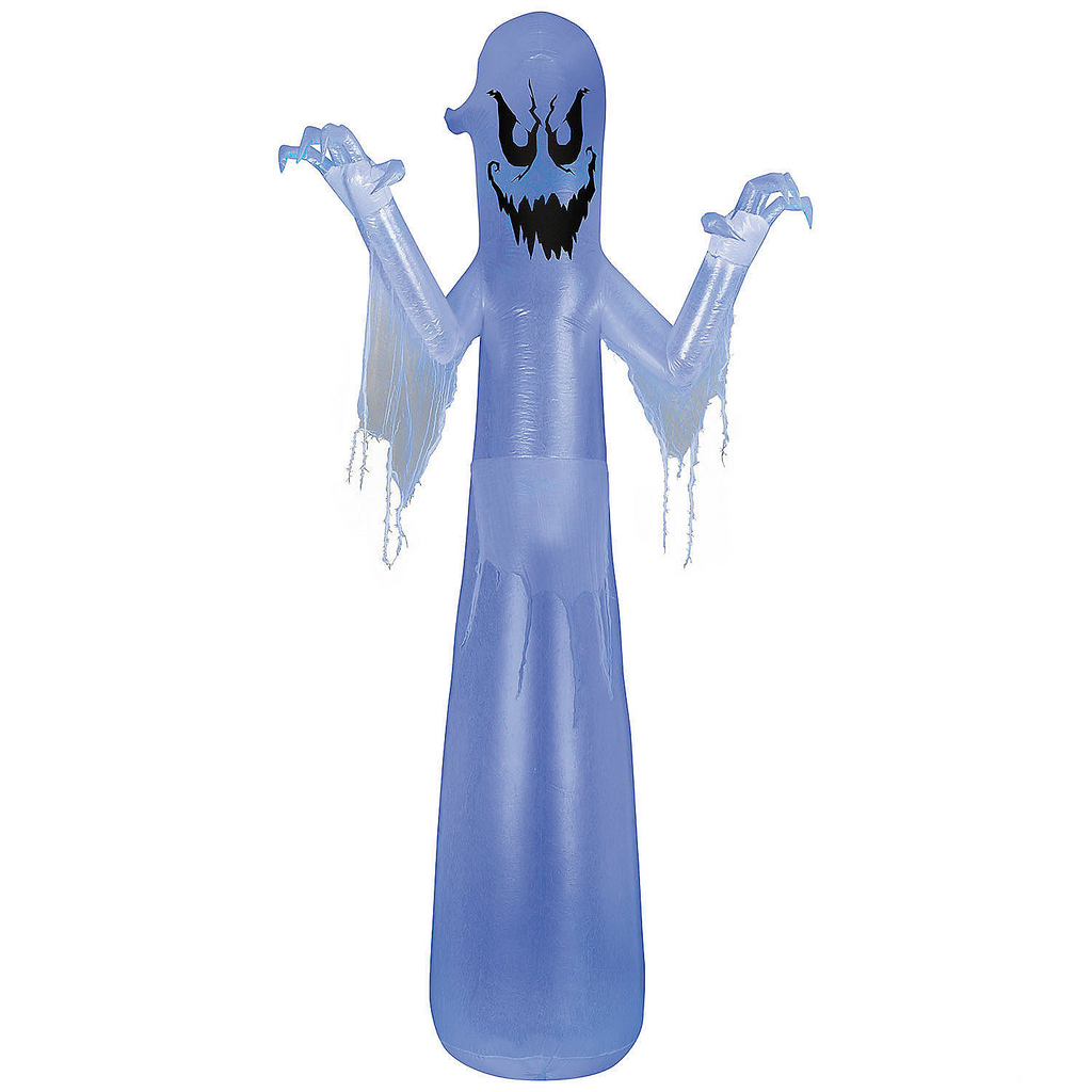 12 Ft. Airblown Inflatable Iridescent Spooky Ghost Halloween Outdoor Yard Decoration