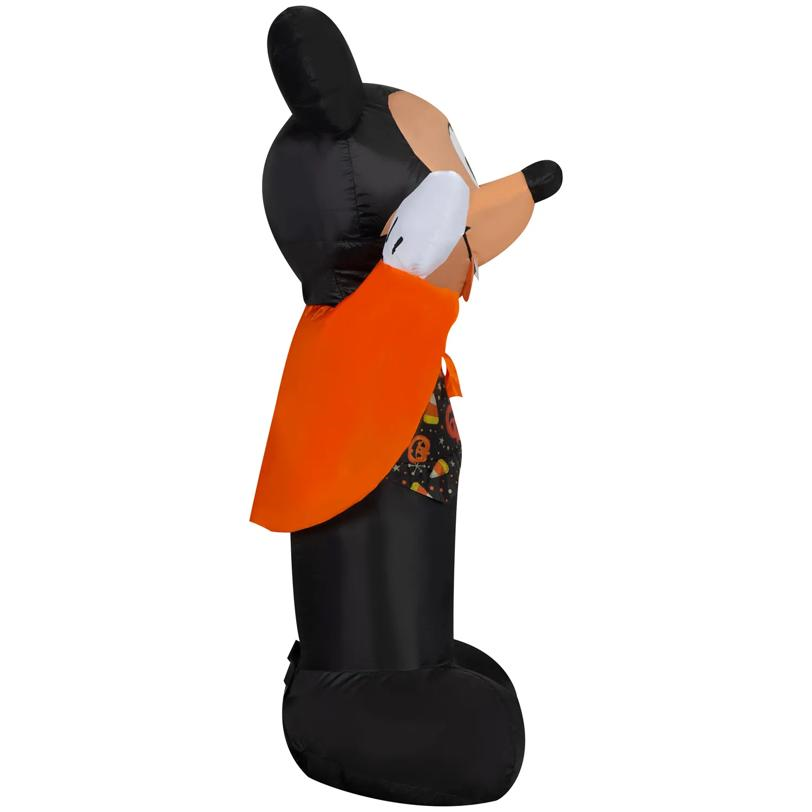 42"Airblown Blowup Inflatable Vampire Mickey with Candy Toss Vest Halloween Outdoor Yard Decoration