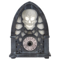Light-Up Black Haunted Radio, 12-Inch