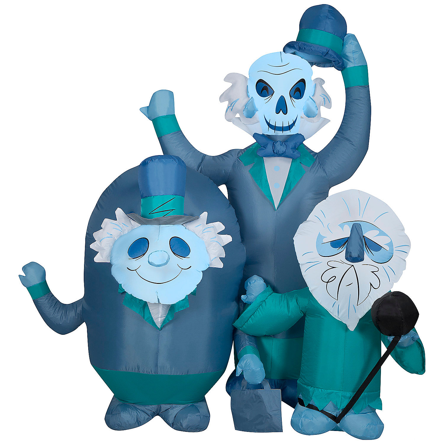 6 Ft. Airblown Blowup Inflatable Disney's Haunted Mansion Hitchhiking Ghosts with Built-In LED Lights Halloween Outdoor Yard Decoration