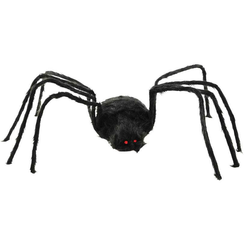 SPIDER BLACK FURRY 80 INCHES