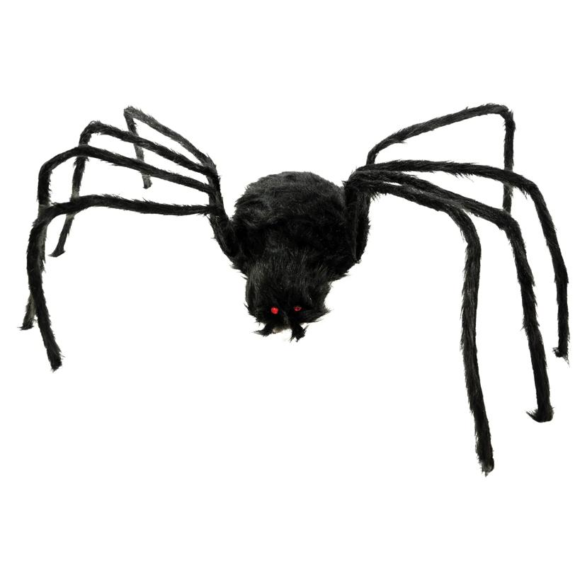 SPIDER BLACK FURRY 80 INCHES