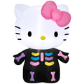 35"Airblown Blowup Inflatable Hello Kitty Neon Skeleton Halloween Outdoor Yard Decoration