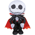 19" Airblown Inflatable The Nightmare Before Christmas Jack Skellington Vampire Halloween Decoration