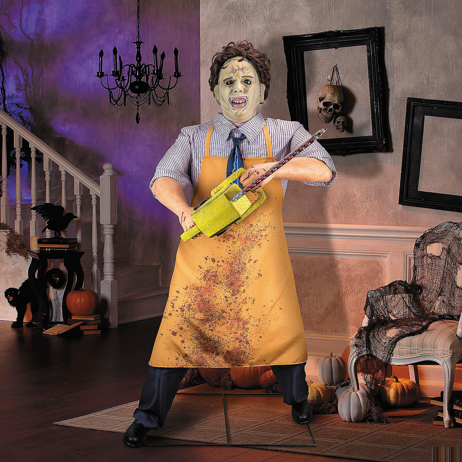 6 Ft. 6" Animated The Texas Chainsaw Massacre Leatherface Halloween Outdoor Yard Decoration