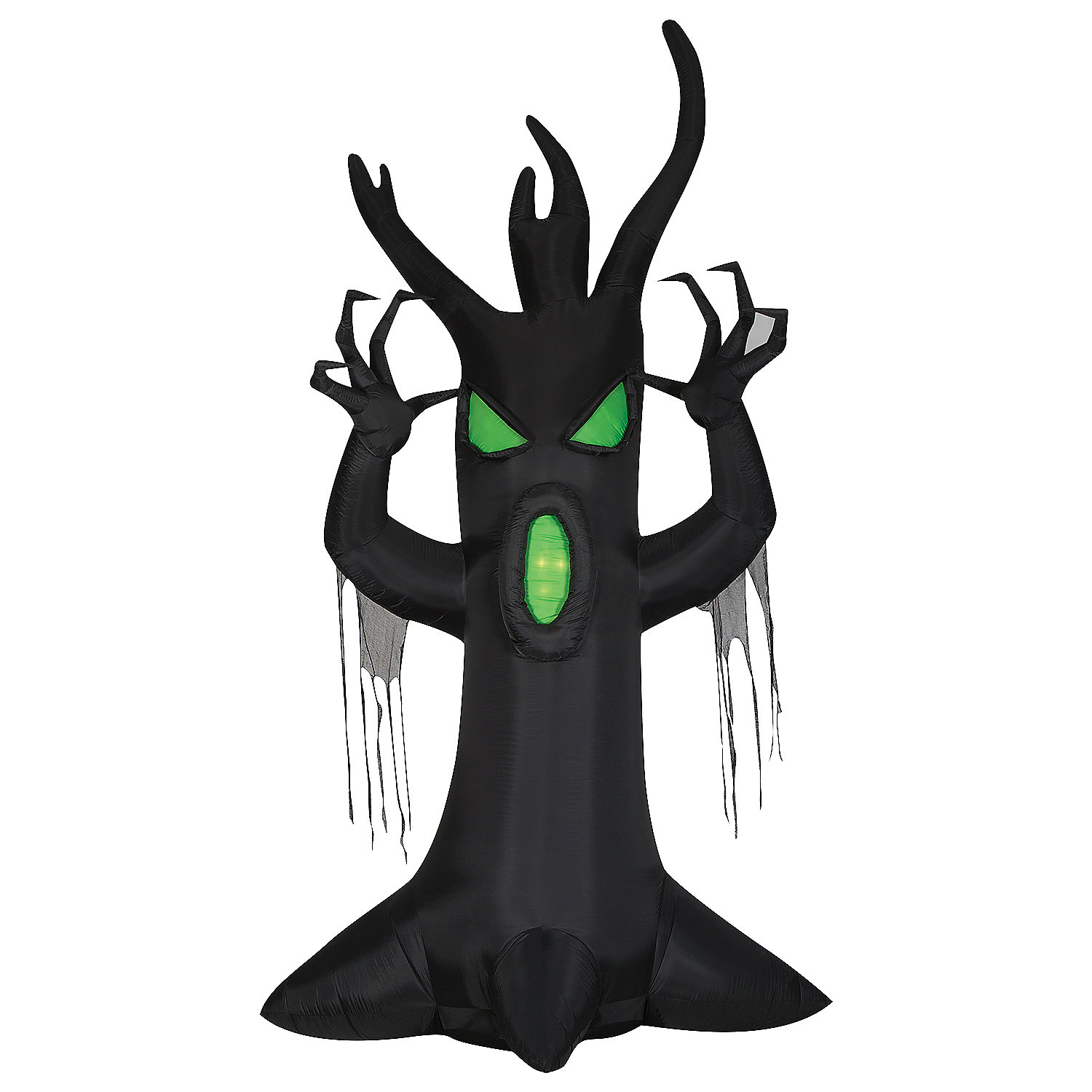 Airblown Inflatable Giant Scary Tree with LEDs Halloween Yard Decoration, 144"