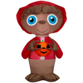 38" Airblown Inflatable E.T. The Extra-Terrestrial E.T. with Jack-O'-Lantern Halloween Outdoor Decoration