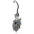 Hanging Broom Halloween Decoration 35.5"