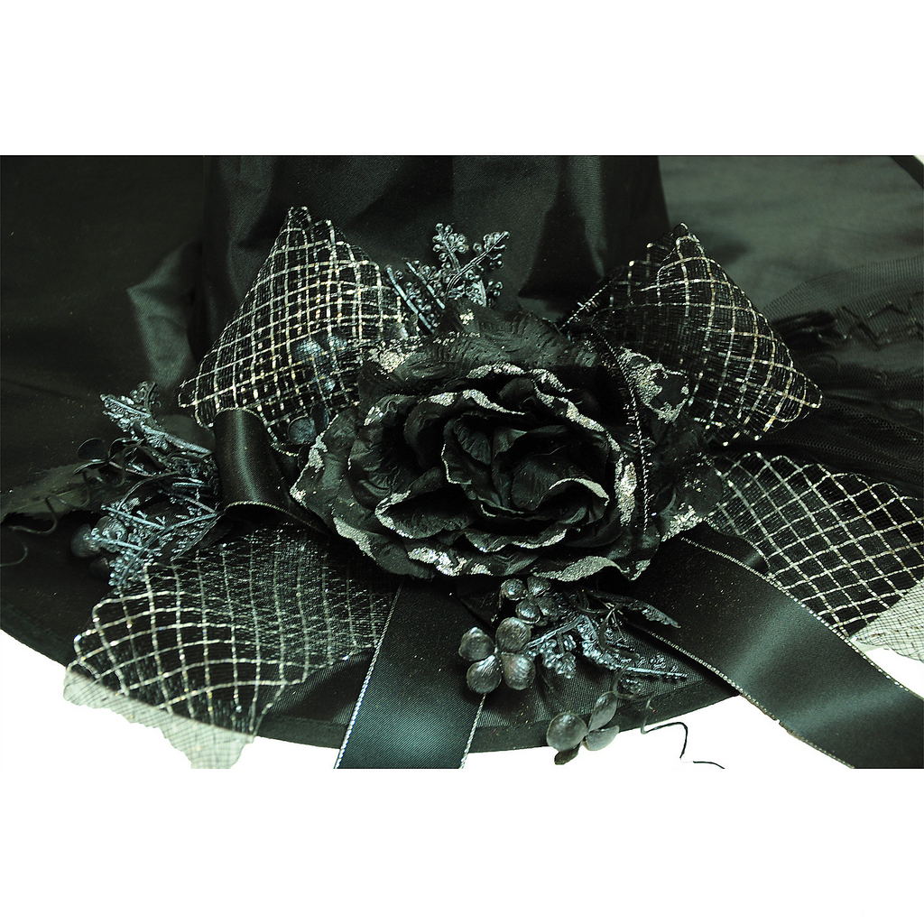 Witch Hat with Flowers