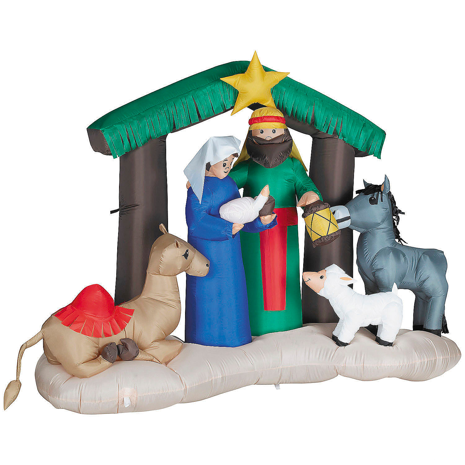 Airblown Nativity Scene 78" Inflatable Christmas Outdoor Yard Decor