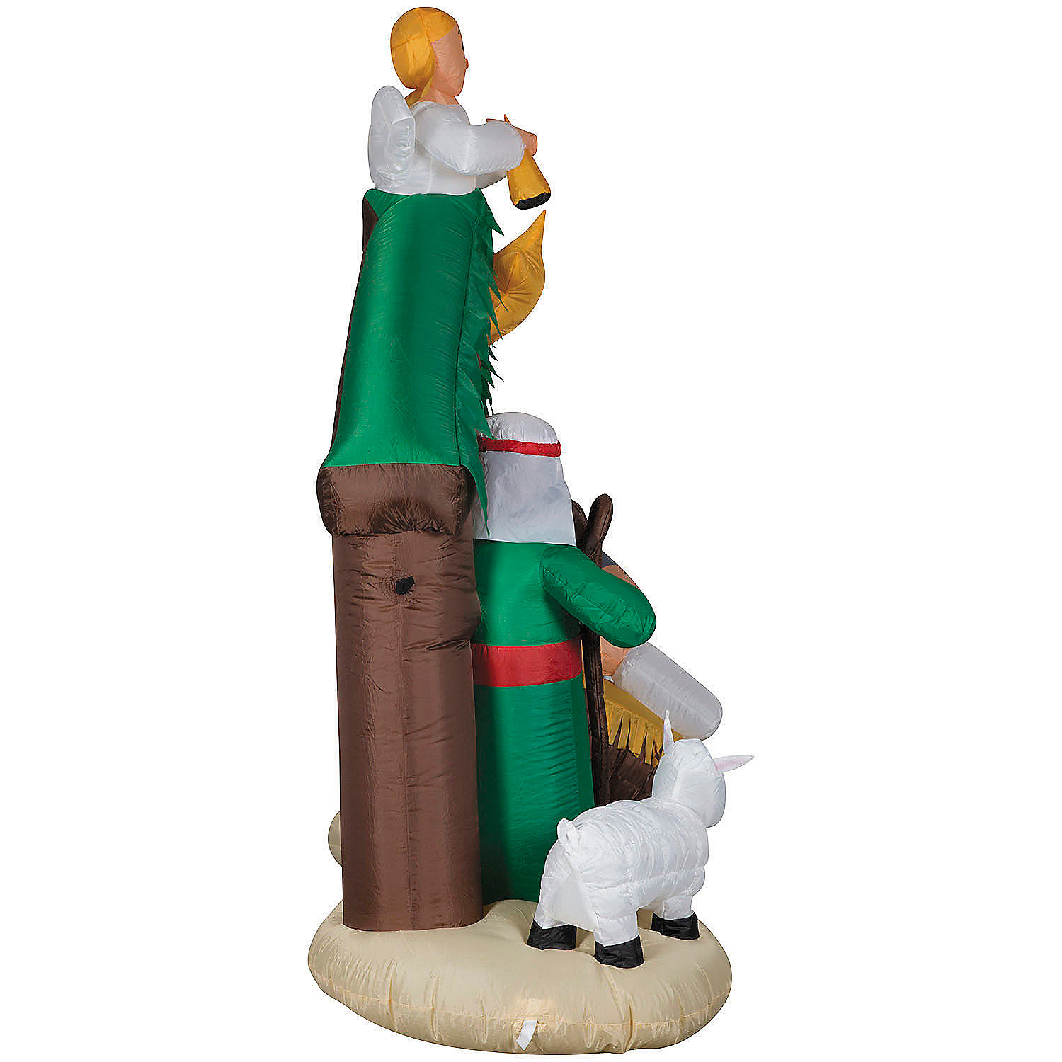 6 Ft. 7" Airblown Inflatable Light-Up LED Nativity Scene Christmas Outdoor Yard Decoration
