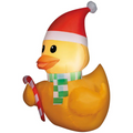 42" Airblown Inflatable Christmas Duck Outdoor Yard Decoration