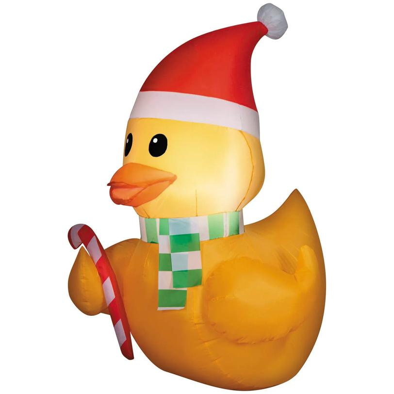 42" Airblown Inflatable Christmas Duck Outdoor Yard Decoration