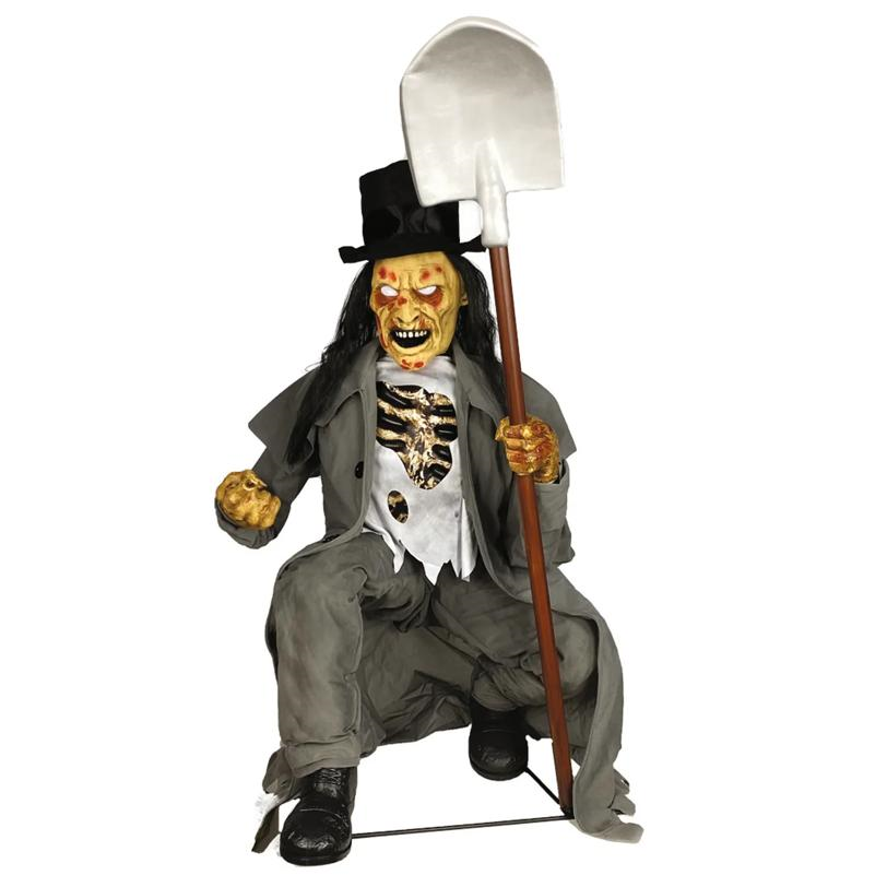 CROUCHING GRAVE DIGGER