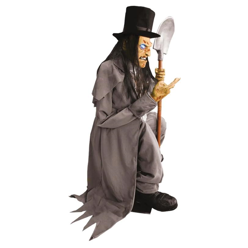 CROUCHING GRAVE DIGGER
