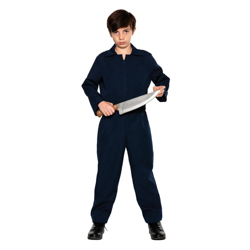 Horror Jumpsuit Costume Blue Child