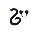 TAIL AND EARS SET-BLACK
