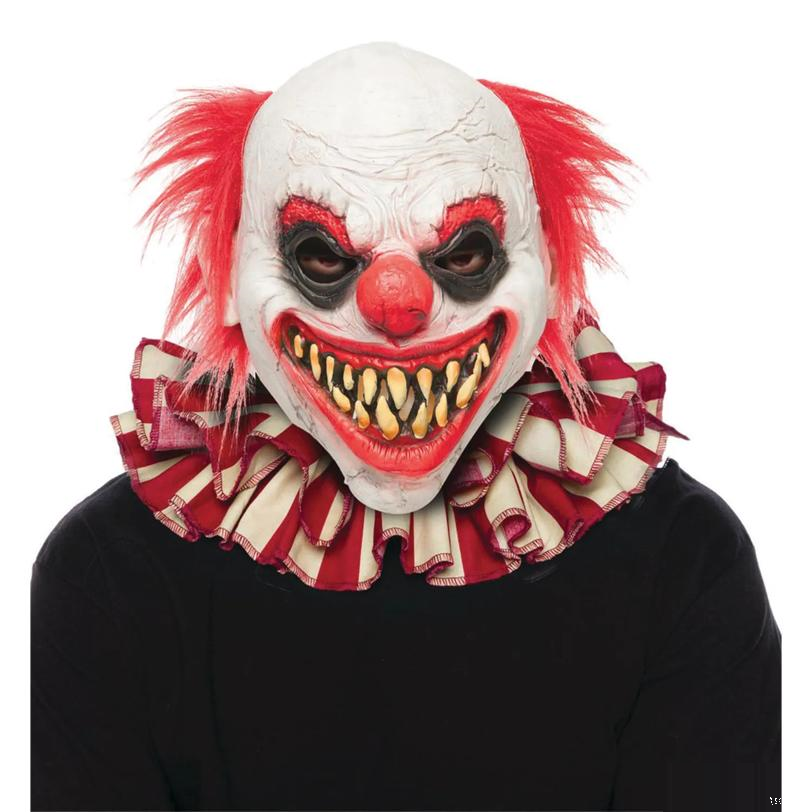 STRIPED CLOWN COLLAR ADULT