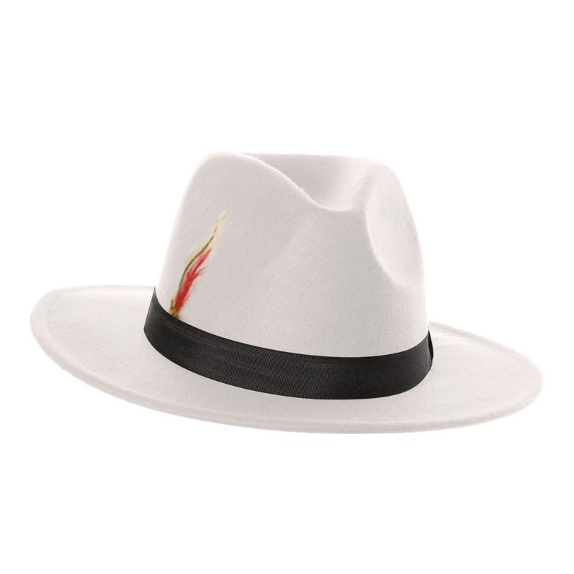 FEDORA-WHITE ADULT