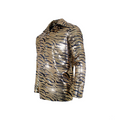 Tiger Shirt Gold Sequin Adult