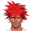 Adult Red Spikey Anime Wig