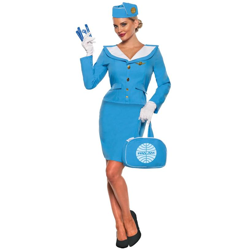 Pan Am Air Stewardess Adult Costume