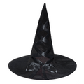 Witch Hat Ribbon Black Adult Costume Accessory