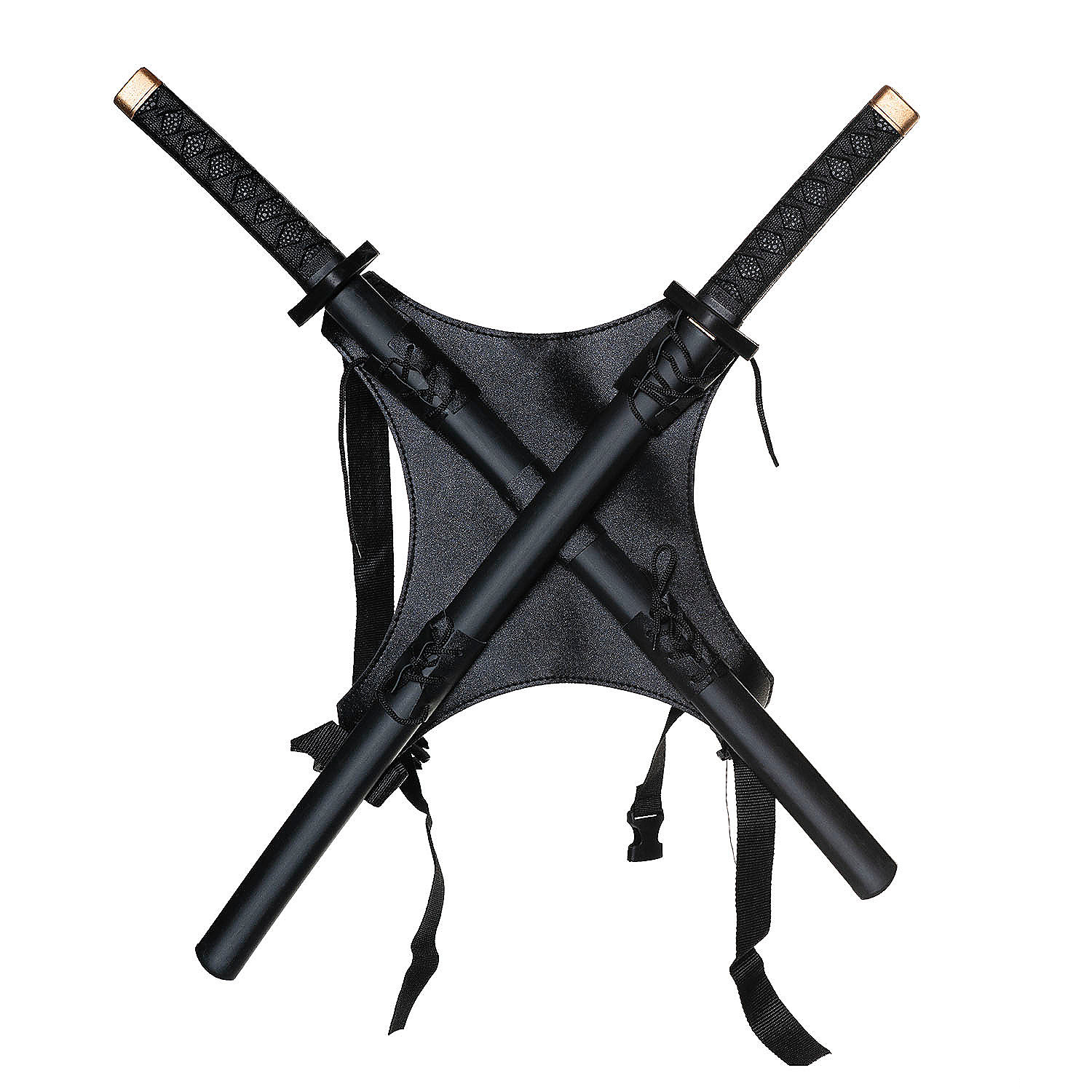 Classic Ninja Backpack with Katanas Costume Accessory