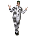 Adults Spooky Striped Suit Costume
