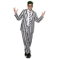 Adults Spooky Striped Suit Costume