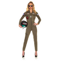 Women's US Navy TOP GUN Pilot Jumpsuit Costume