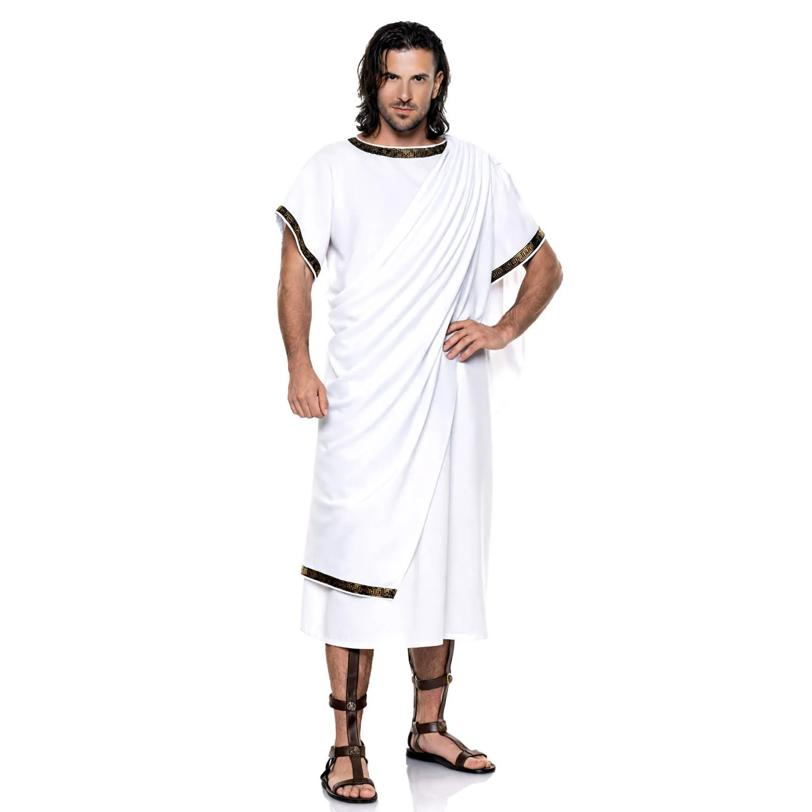 Underwraps Costumes Men's Classic Toga with Shoulder Drape Costume