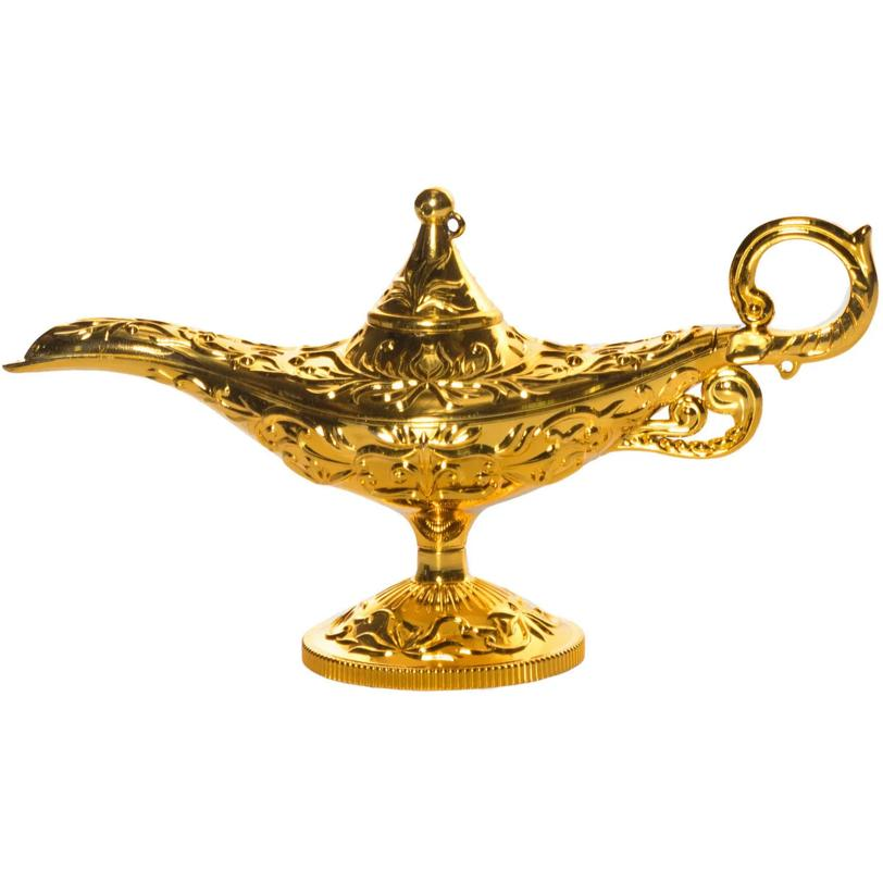 Underwraps Costumes Adults Gold Genie Lamp Costume Accessory